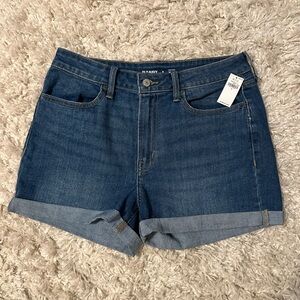 Old Navy NWT High-Rise WOW Jean Shorts with Cuffed Hem
